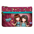 Trousse d'écolier Gorjuss Fireworks Bordeaux (23.4 x 15.5 x 1.5 cm)
