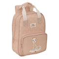Mochila Escolar Sophie la Girafe Beige 20 x 28 x 8 cm