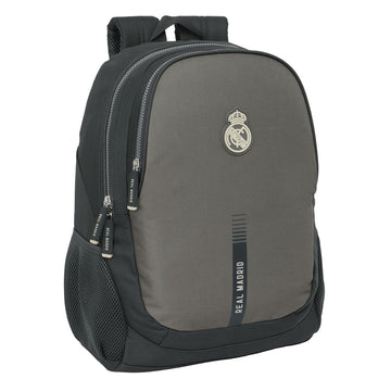 School Bag Real Madrid C.F. Grey 32 x 44 x 16 cm