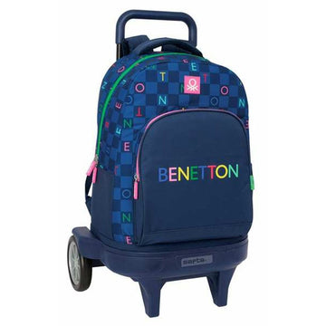 Cartable Benetton Damero 33 x 45 x 22 cm