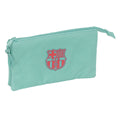 Portatodo Triple F.C. Barcelona Verde 22 x 12 x 3 cm