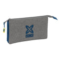 Triple Carry-all Munich Street Blue Grey 22 x 12 x 3 cm