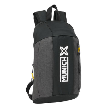 Casual Backpack Munich Topo Black