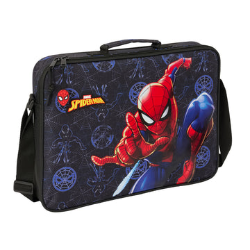 Cartable d'école Spider-Man Attack Noir 38 x 28 x 6 cm