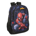 Mochila Escolar Spider-Man Attack Negro 32 x 44 x 16 cm