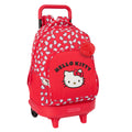 Cartable à roulettes Hello Kitty Iconic Blanc Rouge 33 x 45 x 22 cm