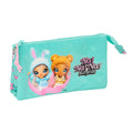Fourre-tout Na!Na!Na! Surprise Bunny Rose Turquoise 22 x 12 x 3 cm