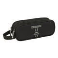 Double Carry-all Kappa Dark Black 21 x 8 x 6 cm