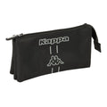 Triple Carry-all Kappa Dark Black 22 x 12 x 3 cm