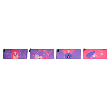 Case DKD Home Decor Pink Lilac 23 x 1 x 9 cm (4 Units)