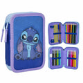 Plumier Stitch Azul 12,5 x 19,5 x 4,5 cm