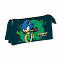 Portatodo Triple Sonic Azul oscuro 11,5 x 2 x 22,5 cm